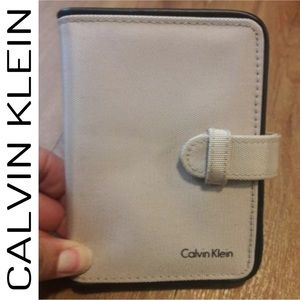 Calvin Klein Tan/Beige Bifold Photo Album Wallet